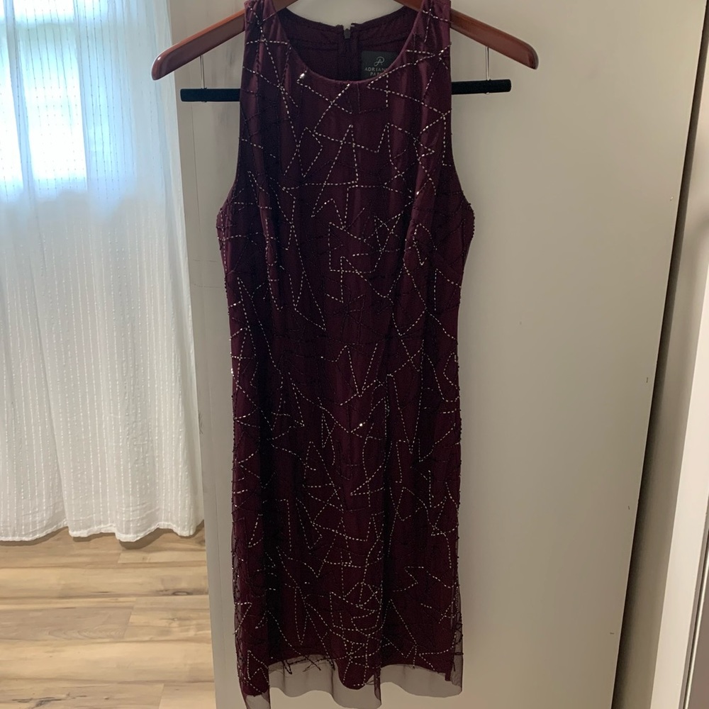 Adrianna Papell Berry Cocktail Dress